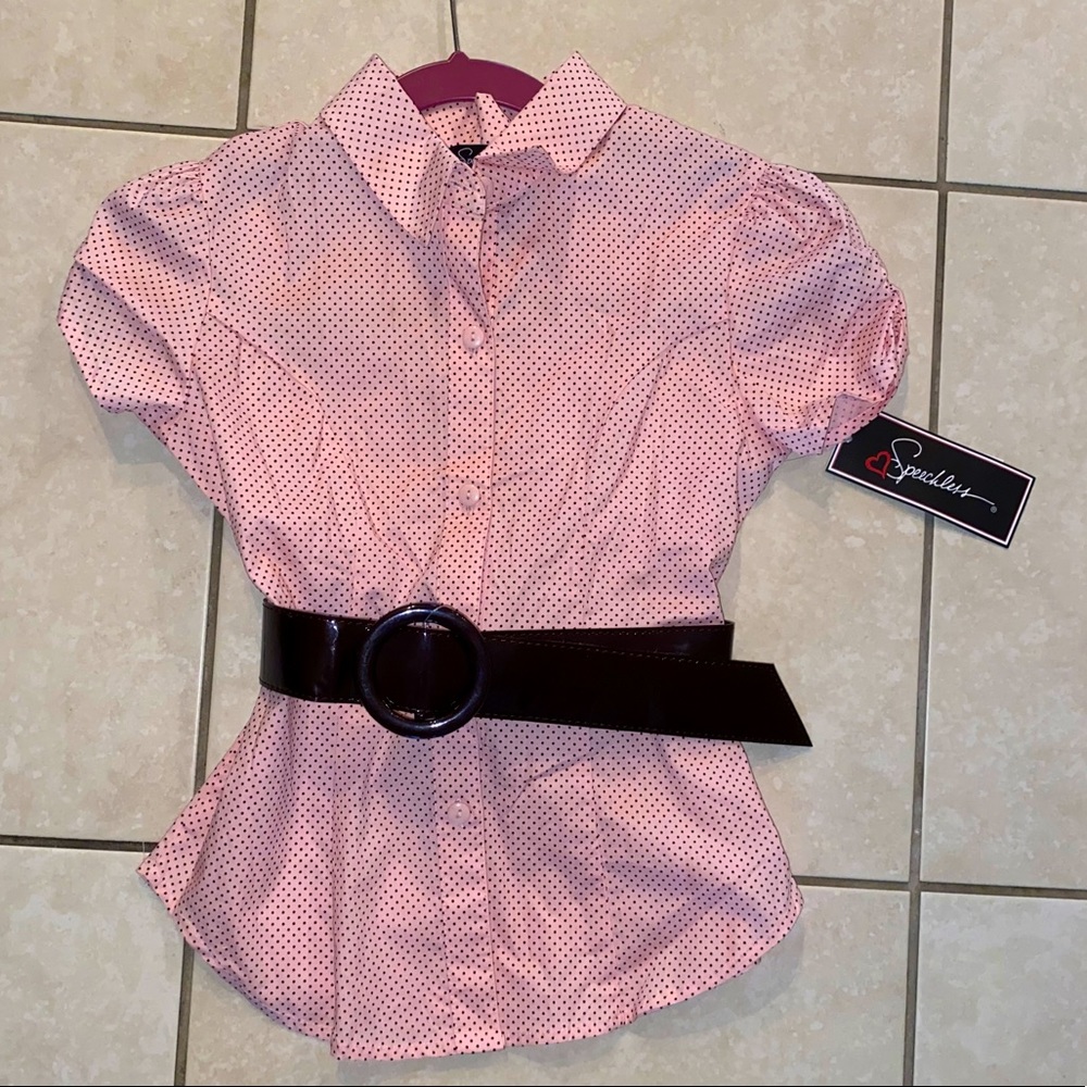 NWT Girls Button Down Top